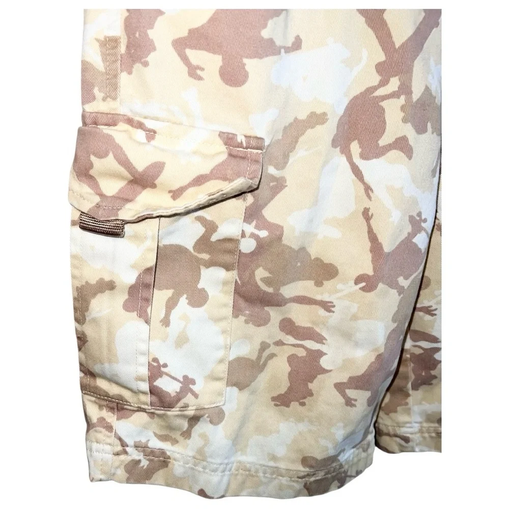 Gap Cargo Shorts Boys Size 10 Tan Yellow White Camo 26x9